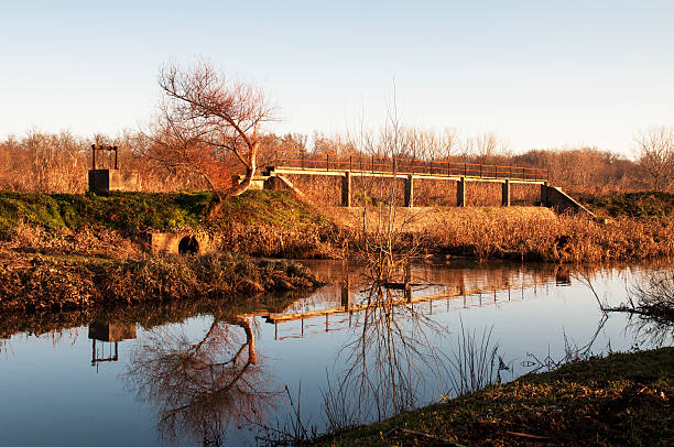 Ponte su un canale nel territorio storico di Larciano